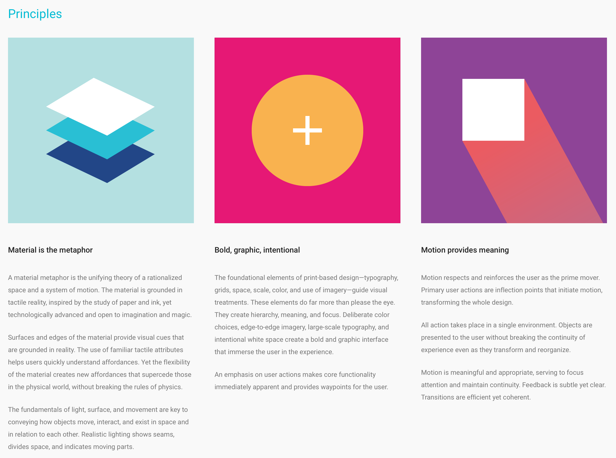 Google’s material design language.