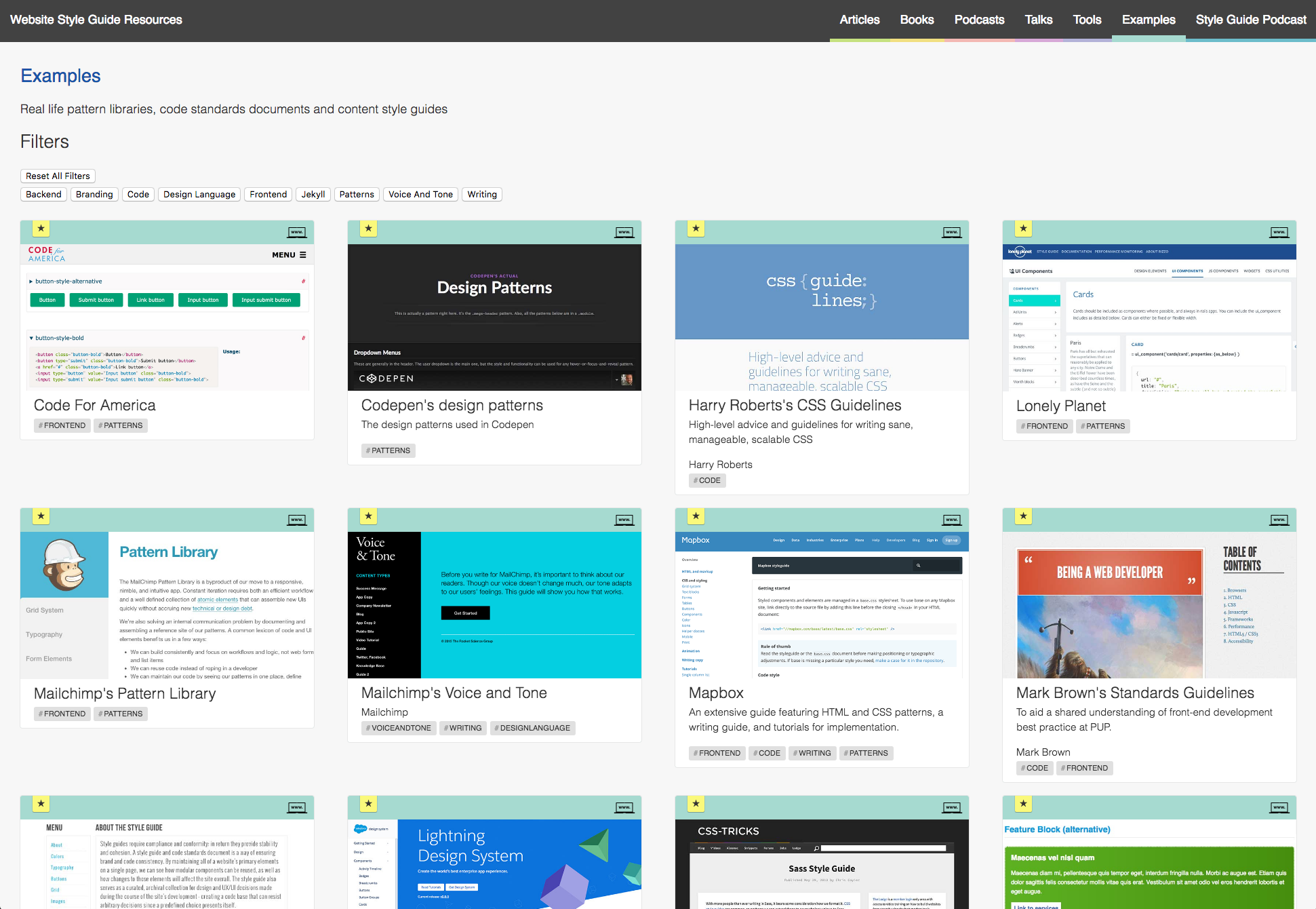 Styleguides.io rounds up over 150 public-facing style guides from organizations across the world.