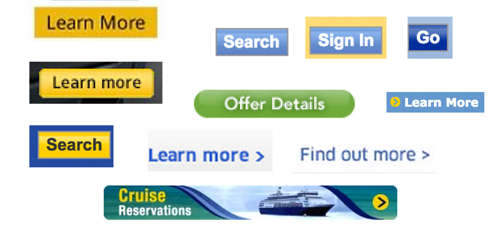Here's a collection of all the unique button styles found on the homepage of United.com. An interface inventory rounds up and categorizes all the unique patterns that make up an interface.